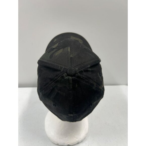 Hooey Texas A&M S/M Black Camo FlexFit Hat Aggies 12th Man College Cap - Picture 2 of 14